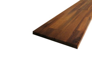 Tablette acacia lamellé collé huilé, L.200 x l.30 cm x Ep.18 mm