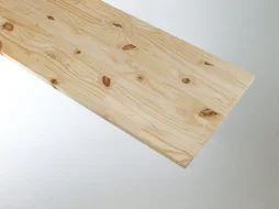 Lot de 3 tablettes pin noueux lisse, L.160 x l.30 cm x Ep.18 mm