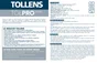 Peinture mur / plafond TOLLENS Tolpro hydro blanc satine, 5 l