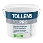 Peinture mur / plafond TOLLENS Tolpro hydro blanc satine, 10 l