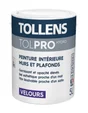 Peinture mur / plafond TOLLENS Tolpro hydro blanc velours, 5 l