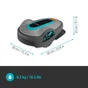 Robot tondeuse connecté GARDENA Sileno life - 750m² - 15101-26 Bluetooth