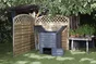 Composteur GARANTIA 626050_compost thermo wood 600l gris