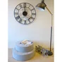 Horloge metal Engrenage noir Diam.70 cm