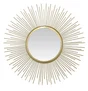 Miroir rond soleil, diam. 50 cm, or