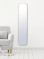 Miroir rectangulaire actuel, l.30 x H.140 cm, doré
