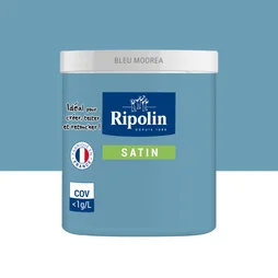 Testeur peinture bleu mooera satine RIPOLIN 75 ml