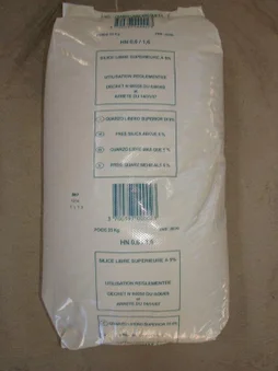 Sable a sabler 0/2 en sac 25 Kg
