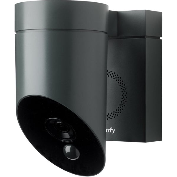 Caméra de surveillance SOMFY extérieure connectée sans fil, gris Protect