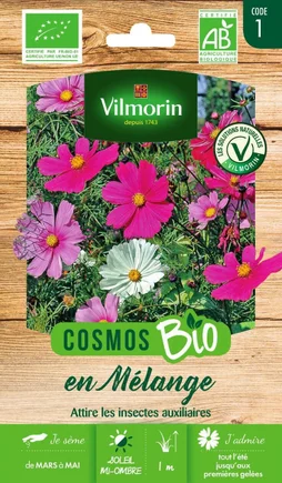 Graines florale cosmos en mélange VILMORIN 2 g