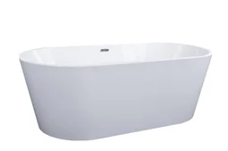 Baignoire îlot l.75 x L.160 cm, blanc Anna, BALNEO