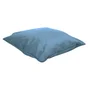 Coussin déperlant bleu canard l. 45 x H. 45 cm