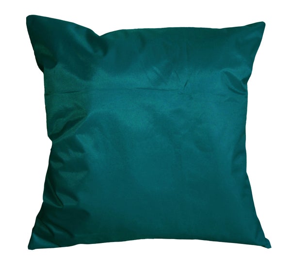 Coussin Déperlant, bleu canard l.60 x L.60 cm