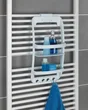 Etagere de bain / douche blanc a suspendre