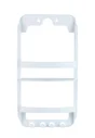 Etagere de bain / douche blanc a suspendre