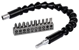 Lot de 11 embouts de vissage 25 mm et rallonge fléxible plastique, BOSCH PROFESSIONNEL