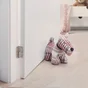 Bloque-porte amovible REI Chien écossais en tissu L.30.5 x H.13.4 x l.30.5 cm