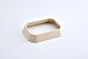 Embase pour poteau pvc à enfoncer CLEA beige, H.1 cm