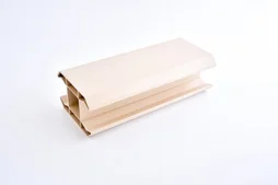 Poteau pvc CLEA beige l.6 x P.9 x H.230 cm