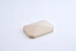 Chapeau pour poteau pvc à enfoncer CLEA beige, H.1 x l.6 x P.9 cm