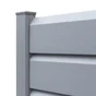 Lame persiennée pvc à emboîter CLEA persienne gris, L.150 x H.16 cm x Ep.30 mm