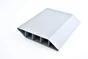 Lame persiennée pvc à emboîter CLEA persienne gris, L.150 x H.16 cm x Ep.30 mm