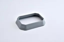 Embase pour poteau pvc CLEA gris anthracite, H.1 cm