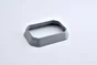 Embase pour poteau pvc CLEA gris anthracite, H.1 cm