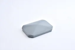 Chapeau pour poteau pvc CLEA gris anthracite, H.1 x l.6 x P.9 cm