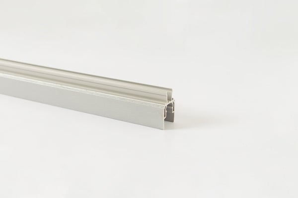 Profil de finition pour lames pleines pvc CLEA gris anthracite