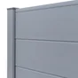 Profil de finition pour lames pleines pvc CLEA gris anthracite