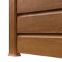 Entretoise intermédiaire pvc texturé CLEA marron