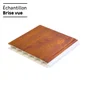 Lame pleine pvc plaxé à emboîter CLEA marron, L.150 x H.20 cm x Ep.2.4 mm