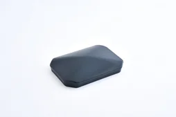 Chapeau pour poteau pvc texturé CLEA noir, H.1 x l.6 x P.9 cm