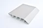 Lame persiennée pvc texturé à emboîter CLEA gris, L.150 x H.16 cm x Ep.30 mm