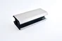 Poteau pvc texturé CLEA gris, l.6 x P.9 x H.230 cm