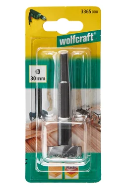 1 fraise d'encastrement WOLFCRAFT diamètre 30 mm, 90 mm
