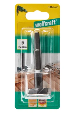 1 fraise d'encastrement WOLFCRAFT diamètre 35 mm, 90 mm