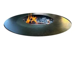 Plancha ronde de cuisson, BUSCHBECK, adaptable pour brasero industriel de 60 cm