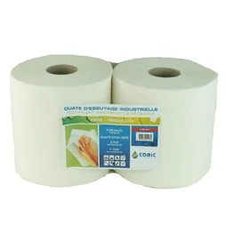 lOT DE 2 bobines essuie-tout cellulosique COBIC