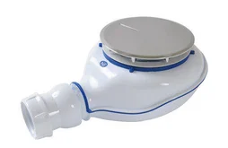 Bonde pour douche Turboflow 2 grand débit 43L/m, capot Métal, diamètre 90 mm, NICOLL