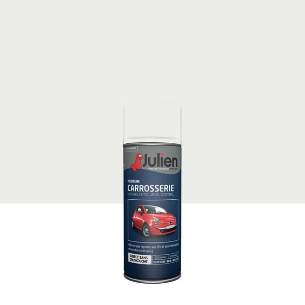 Peinture aérosol Carrosserie JULIEN blanc banquise brillant 400 ml