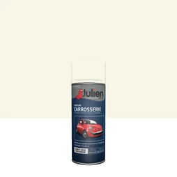 Bombe de peinture carrosserie JULIEN blanc cygne satiné 400 ml