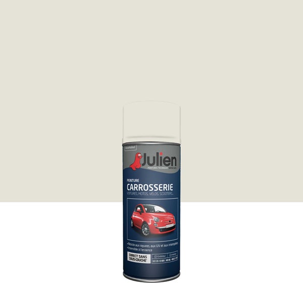 Peinture aérosol Carrosserie JULIEN blanc nacré brillant 400 ml