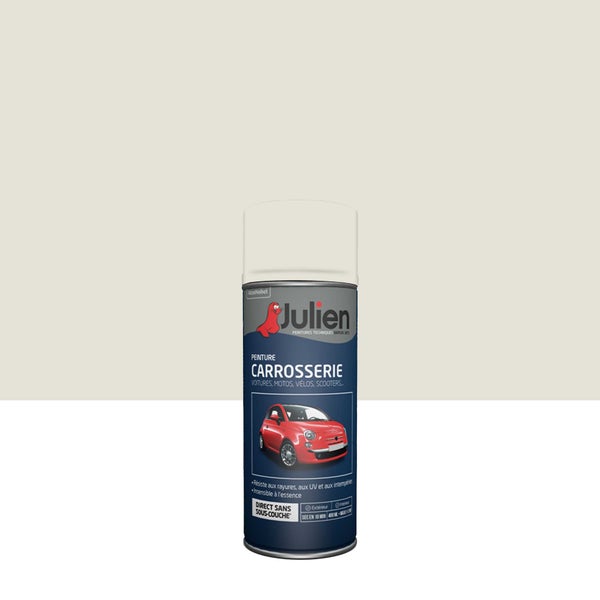 Peinture aérosol Carrosserie JULIEN blanc nacré brillant 400 ml