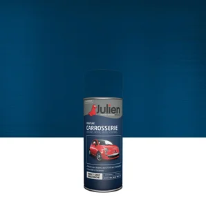 Bombe de peinture carrosserie JULIEN bleu nacre satiné 400 ml