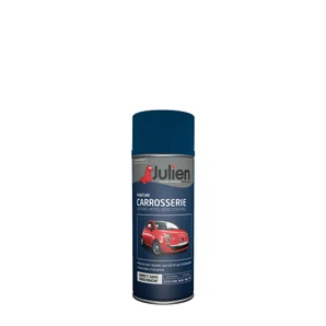 Bombe de peinture carrosserie JULIEN bleu nacre satiné 400 ml