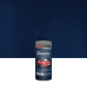 Bombe de peinture carrosserie JULIEN bleu nuit satiné 400 ml