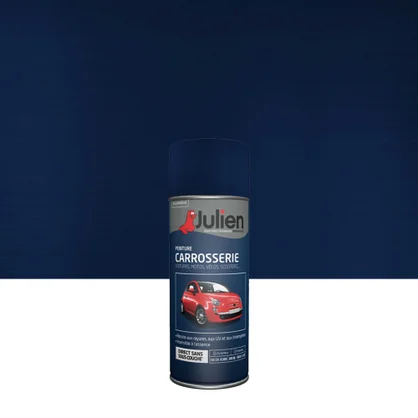 Bombe de peinture carrosserie JULIEN bleu nuit satiné 400 ml