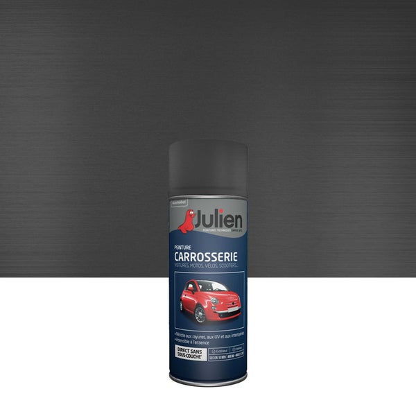 Bombe de peinture Carrosserie JULIEN gris nacre métallisé 400 ml